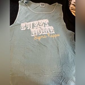 Sigma Kappa bid day comfort colors tank top